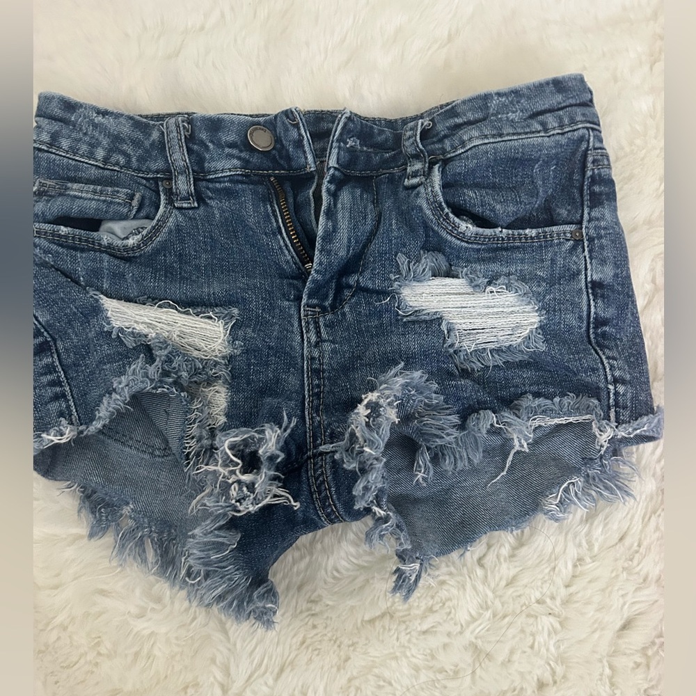 Denim Blue Jean Shorts- BLANKNYC (girls)